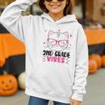Cute 2nd Grade Vibes Cat Kitten Lover Back To School Girls Graphic Youth Hoodie Cute 2nd Grade Vibes Cat Kitten Lover Back To School Girls Graphic Youth Hoodie