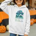 Kids I'M ON HONOR ROLL Monster Trucks Back To School Bruh Graphic Youth Hoodie