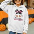 Little Miss 3rd Grade Messy Bun Back To School Graphic Youth Hoodie Little Miss 3rd Grade Messy Bun Back To School Graphic Youth Hoodie