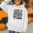 I Love It When My Kids Go Back To School Graphic Youth Hoodie I Love It When My Kids Go Back To School Graphic Youth Hoodie