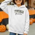 Retro Third Grade Old Camo Back To School Girl Boy 3rd Grade Graphic Youth Hoodie