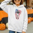 US Flag Baseball Player Batter Sport Lover Team Coach Family Graphic Youth Hoodie US Flag Baseball Player Batter Sport Lover Team Coach Family Graphic Youth Hoodie