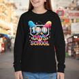 100 Days Of School Ice Cream Baseball Player For Kids Boys Youth Long Sleeve Tee 100 Days Of School Ice Cream Baseball Player For Kids Boys Youth Long Sleeve Tee