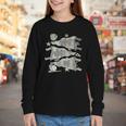 100 Days Smarter Baseball Sport School Celebration Youth Long Sleeve Tee 100 Days Smarter Baseball Sport School Celebration Youth Long Sleeve Tee