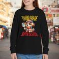 3rd Grade Super Sleuth Dog Detective Back To School Kids Youth Long Sleeve Tee