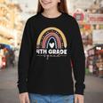 4th Grade Squad Rainbow Back To School Youth Long Sleeve Tee