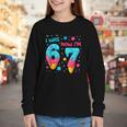 I Was 6 Now I'm 7 67 Birthday Baseball Drip 7 Year Old Youth Long Sleeve Tee I Was 6 Now I'm 7 67 Birthday Baseball Drip 7 Year Old Youth Long Sleeve Tee