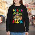 Aloha Pre-K Pineapple Hawaii Back To School Kids Girls Youth Long Sleeve Tee