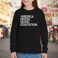 America Needs Music Education Advocacy Back To School Youth Long Sleeve Tee America Needs Music Education Advocacy Back To School Youth Long Sleeve Tee