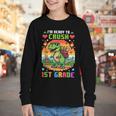 Back To School 1St Grade Boys I'm Ready To Crush Dinosaur Youth Long Sleeve Tee Back To School 1St Grade Boys I'm Ready To Crush Dinosaur Youth Long Sleeve Tee