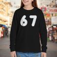 Back To School 67 Notebook Number For Class Year Youth Long Sleeve Tee Back To School 67 Notebook Number For Class Year Youth Long Sleeve Tee