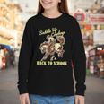 Back To School Cowboy Rodeo Country Western Saddle Up Boys Youth Long Sleeve Tee