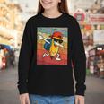 Back To School Dabbing Pencil First Day Boys Kids Youth Long Sleeve Tee