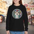 Back To School Icelandic Sheepdog Dog Boy Girls Student Kids Youth Long Sleeve Tee Back To School Icelandic Sheepdog Dog Boy Girls Student Kids Youth Long Sleeve Tee