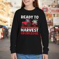 Back To School Tractor Farmer Boys First Day Of School Kids Youth Long Sleeve Tee Back To School Tractor Farmer Boys First Day Of School Kids Youth Long Sleeve Tee