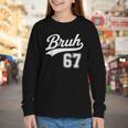 Baseball 6 7 Bruh Number 67 Six Seven Meme Boys Kids Youth Long Sleeve Tee Baseball 6 7 Bruh Number 67 Six Seven Meme Boys Kids Youth Long Sleeve Tee