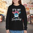 Baseball 6 Year Old Ice Cream Drip 6th Birthday Boy Number 6 Youth Long Sleeve Tee Baseball 6 Year Old Ice Cream Drip 6th Birthday Boy Number 6 Youth Long Sleeve Tee