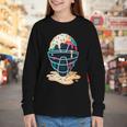 Baseball Catcher Mask Ice Cream Dripping Baseball Boy Youth Youth Long Sleeve Tee Baseball Catcher Mask Ice Cream Dripping Baseball Boy Youth Youth Long Sleeve Tee