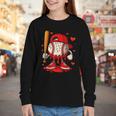 Baseball Drip Ice Cream Apparel Boys Kids Valentines Day Youth Long Sleeve Tee