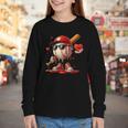 Baseball Drip Ice Cream Apparel Youth Boy Valentine Youth Long Sleeve Tee