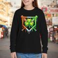 Baseball Drip Ice Cream St Patricks Day Shamrock Lucky Youth Long Sleeve Tee Baseball Drip Ice Cream St Patricks Day Shamrock Lucky Youth Long Sleeve Tee