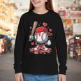 Baseball Drip Icecream Apparel Youth Boy Valentine Youth Long Sleeve Tee
