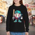 Baseball Drippy Style Apparel For Boys Youth Drip Baseball Youth Long Sleeve Tee Baseball Drippy Style Apparel For Boys Youth Drip Baseball Youth Long Sleeve Tee