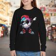 Baseball Ice Cream Drip Dabbing Sports Sprinkles For Boys Youth Long Sleeve Tee Baseball Ice Cream Drip Dabbing Sports Sprinkles For Boys Youth Long Sleeve Tee