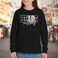 Bears Baseball Mom Game Day School Spirit Bear Pride Youth Long Sleeve Tee