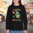Blasting Into 3rd Grade Dinosaur Astronaut Back To School Youth Long Sleeve Tee Blasting Into 3rd Grade Dinosaur Astronaut Back To School Youth Long Sleeve Tee