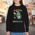 Blasting Into Kindergarten Dinosaur Astronaut Back To School Youth Long Sleeve Tee Blasting Into Kindergarten Dinosaur Astronaut Back To School Youth Long Sleeve Tee
