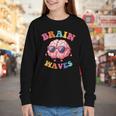 Brain Waves Last Day Of School Back To School Youth Long Sleeve Tee