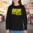 Bruh We'Re Back FUNNY 3rd Grade Back To School Third Grade Youth Long Sleeve Tee Bruh We'Re Back FUNNY 3rd Grade Back To School Third Grade Youth Long Sleeve Tee