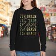 Camo Team Squad 7th Grade Back To School Kids Boys Youth Long Sleeve Tee Camo Team Squad 7th Grade Back To School Kids Boys Youth Long Sleeve Tee