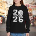 Class Of 2026 Volleyball Senior 2026 Back To School Youth Long Sleeve Tee