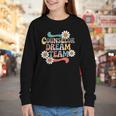 Counselor Dream Team Retro Back To School Counselor Squad Youth Long Sleeve Tee