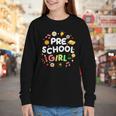 Cute Preschool Girl First Day Of School Back To School Youth Long Sleeve Tee