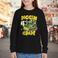 Diggin 4th Grade Bulldozer Back To School Youth Long Sleeve Tee Diggin 4th Grade Bulldozer Back To School Youth Long Sleeve Tee