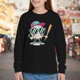 Dripping Baseball Baseball Lover Player Baseballer Youth Long Sleeve Tee