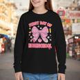 First Day Of Homeschool Coquette Back To School Girls Youth Long Sleeve Tee First Day Of Homeschool Coquette Back To School Girls Youth Long Sleeve Tee