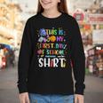 This Is My First Day Of School Boys Girls Kid Back To School Youth Long Sleeve Tee This Is My First Day Of School Boys Girls Kid Back To School Youth Long Sleeve Tee
