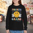 Fourth Grade Vibes Retro Smile Back To School 4th Grade Team Youth Long Sleeve Tee Fourth Grade Vibes Retro Smile Back To School 4th Grade Team Youth Long Sleeve Tee