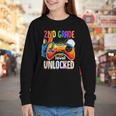 Gamer Back To School Gamepad 2nd Second Grade Level Unlocked Youth Long Sleeve Tee Gamer Back To School Gamepad 2nd Second Grade Level Unlocked Youth Long Sleeve Tee