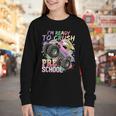 Girls Monster Trucks Ready To Crush Preschool Back To School Youth Long Sleeve Tee Girls Monster Trucks Ready To Crush Preschool Back To School Youth Long Sleeve Tee