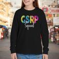 GSRP Squad Tie Dye Back To School Women Appreciation Youth Long Sleeve Tee