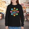Happy To See Your Face Colorful Ball Back To School Youth Long Sleeve Tee