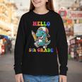 Hello 5th Grade Cute Dinosaur Back To School Boys Kids Girls Youth Long Sleeve Tee Hello 5th Grade Cute Dinosaur Back To School Boys Kids Girls Youth Long Sleeve Tee