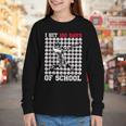 I Hit 100 Days Of School Baseball 100th Day Boys Kids Youth Long Sleeve Tee I Hit 100 Days Of School Baseball 100th Day Boys Kids Youth Long Sleeve Tee