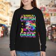 I'm Ready To Crush 3rd Grade Back To School Dancing Unicorn Youth Long Sleeve Tee I'm Ready To Crush 3rd Grade Back To School Dancing Unicorn Youth Long Sleeve Tee