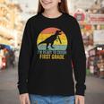 I'm Ready To Crush First Grade Dinosaur Back To School Kids Youth Long Sleeve Tee I'm Ready To Crush First Grade Dinosaur Back To School Kids Youth Long Sleeve Tee
